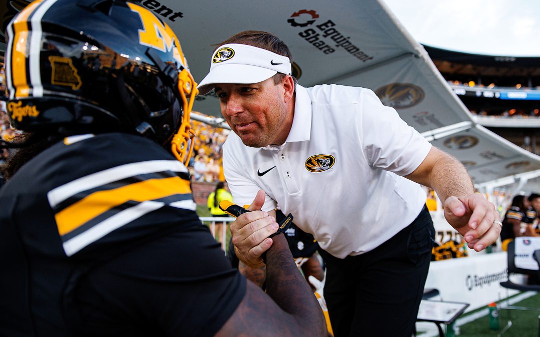 Missouri’s Eli Drinkwitz named Paul “Bear” Bryant National Coach of the Week