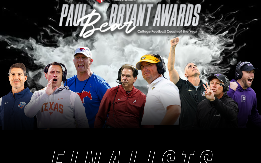 Paul “Bear” Bryant Awards 2023 Coach of the Year Finalists Named