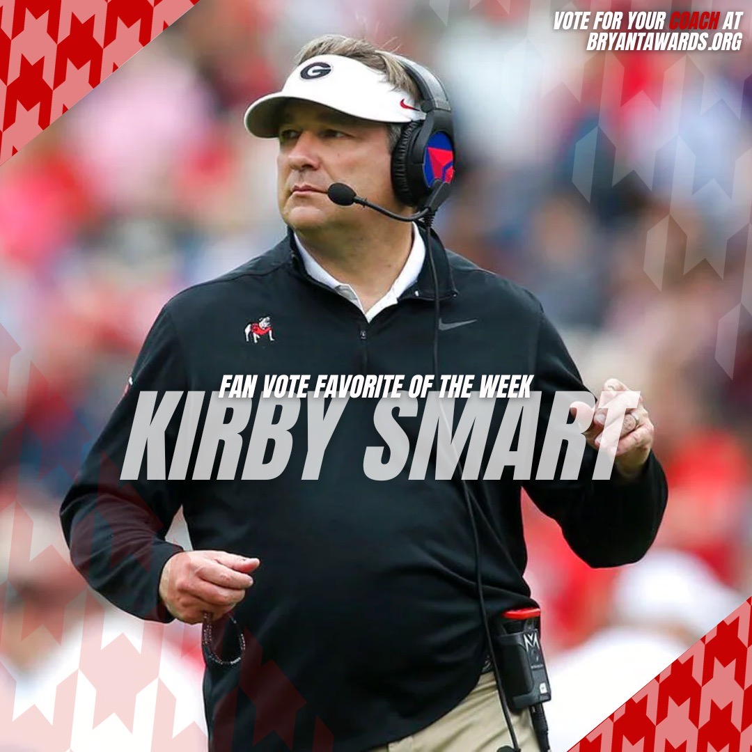 Coach Kirby Smart, University of Georgia