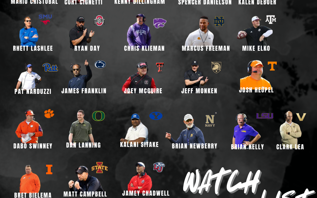 Paul “Bear” Bryant Awards announce 2024 college football coaches watch list